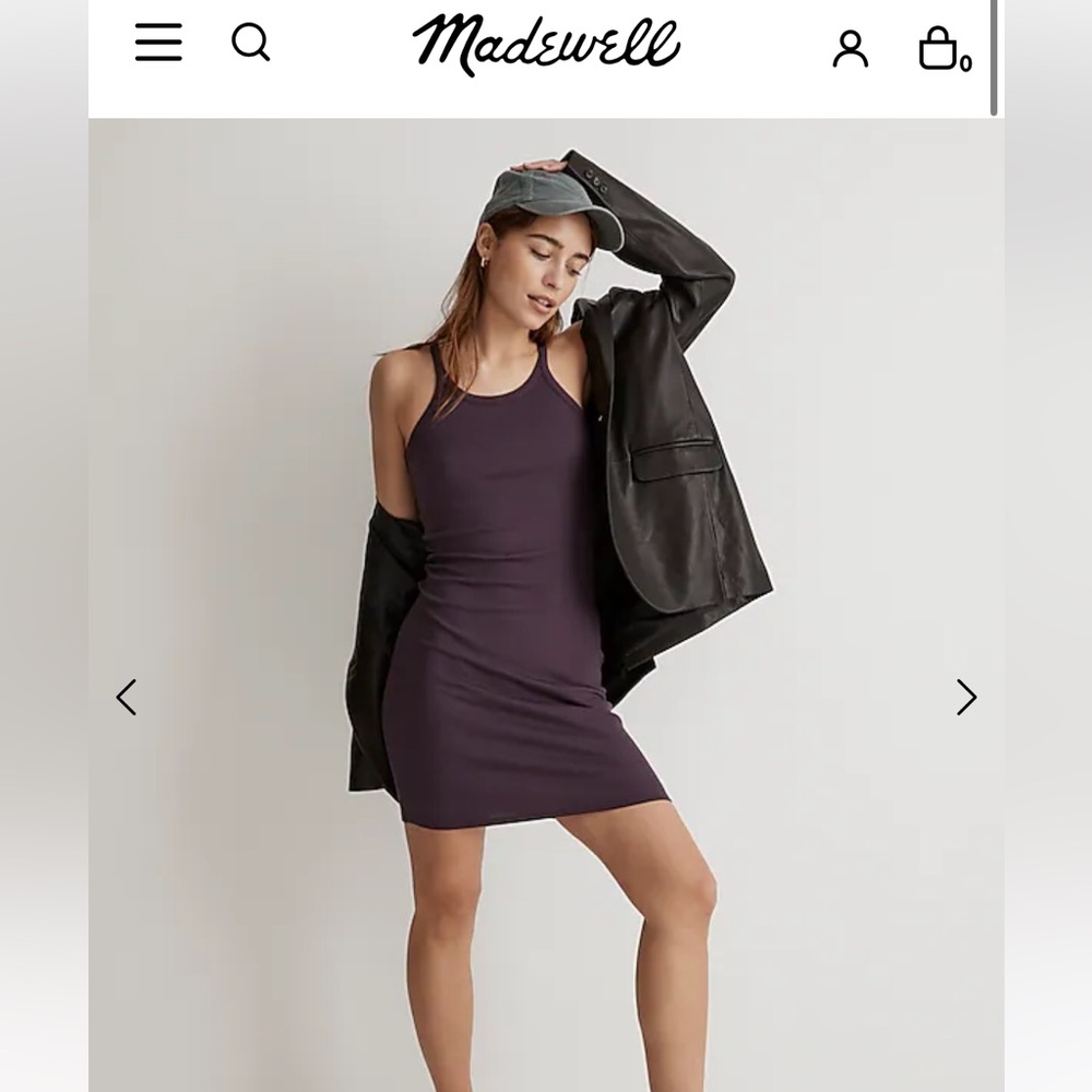 MADEWELL Supima Rib Mini Dress